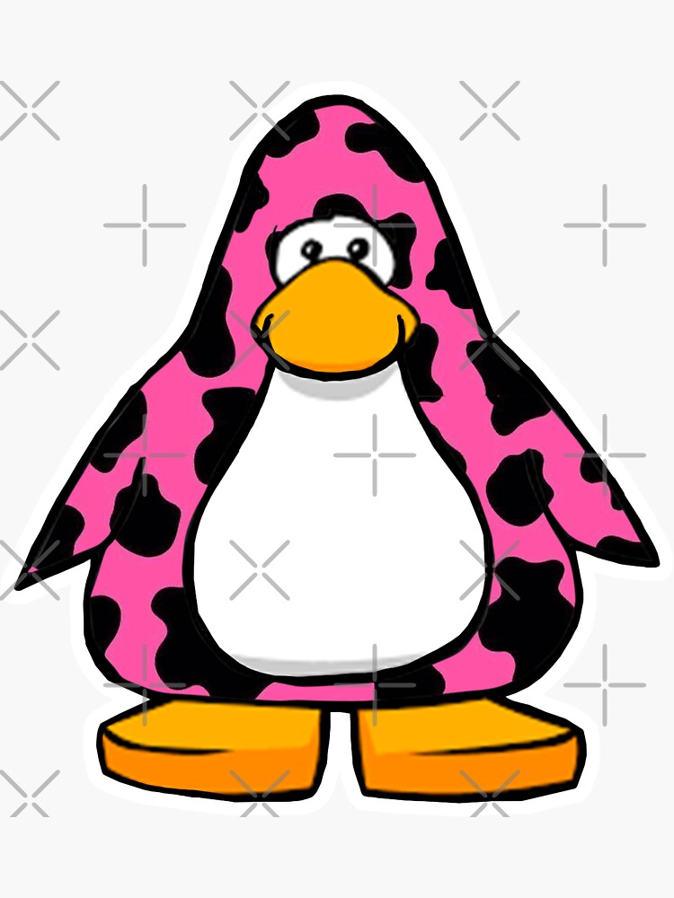 eat the rich - club penguin Sticker for Sale by charlottespice