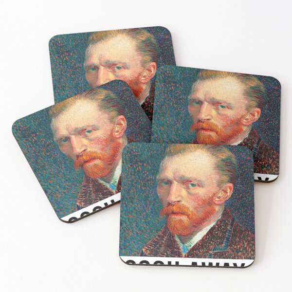 Item preview, Gogh Away Funny Van Gogh Pun designed and sold by Meek-Anime.