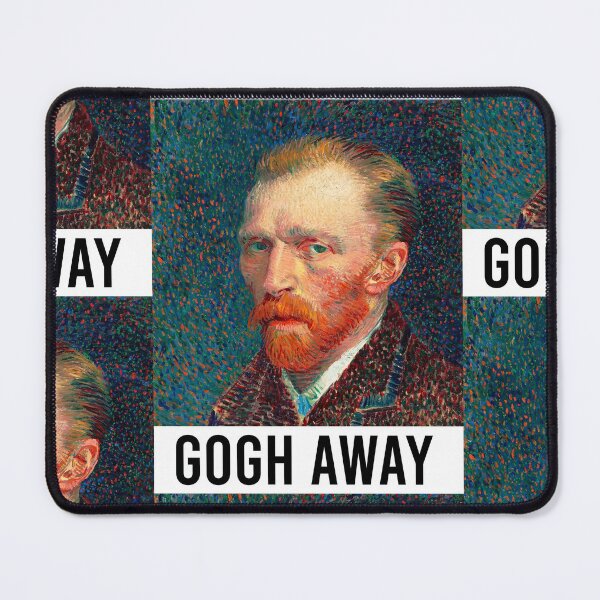 Item preview, Gogh Away Funny Van Gogh Pun designed and sold by Meek-Anime.