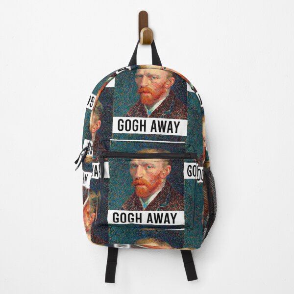 Item preview, Gogh Away Funny Van Gogh Pun designed and sold by Meek-Anime.