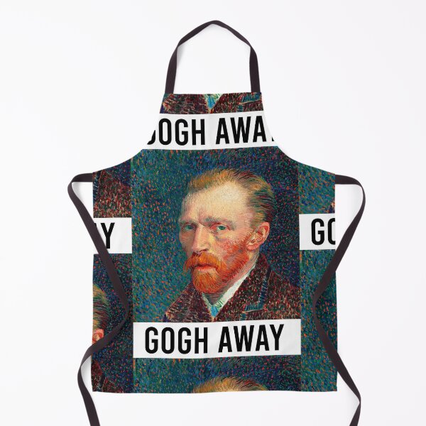 Item preview, Gogh Away Funny Van Gogh Pun designed and sold by Meek-Anime.