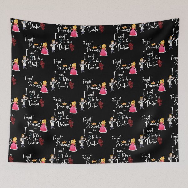 Item preview, Forget princess I want to be a doctor designed and sold by Preety Padhiyar.