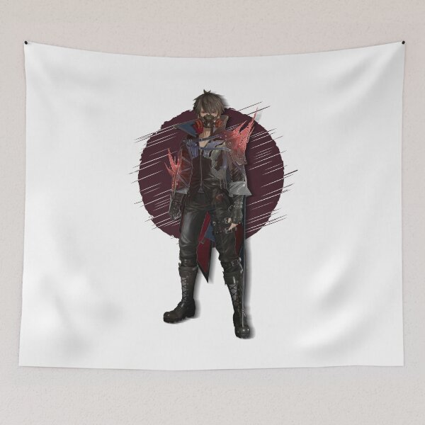 Item preview, Graphic Design Code Vein Vaporwave Art Protagonist designed and sold by SherryNancy7.