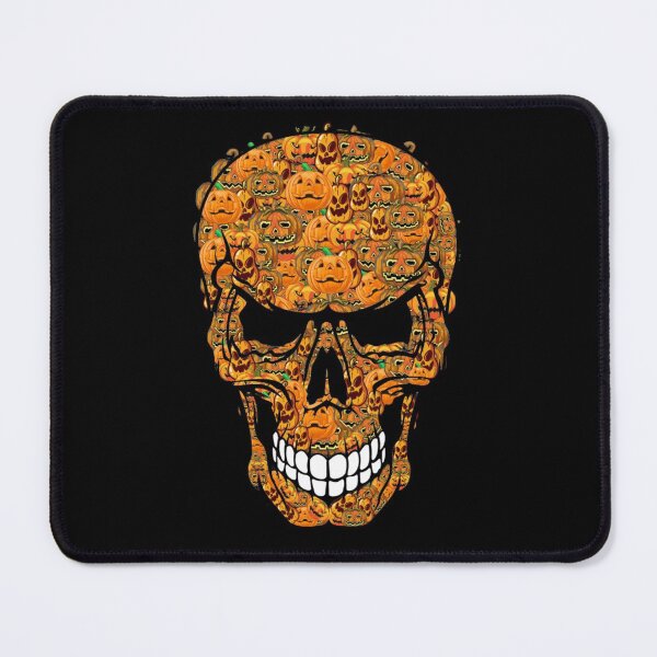 Item preview, Smiling Vintage Halloween Scary Pumpkin Skull Skeleton designed and sold by DKA-2ndBoy.
