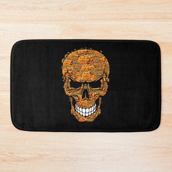 Item preview, Smiling Vintage Halloween Scary Pumpkin Skull Skeleton  designed and sold by DKA-2ndBoy.