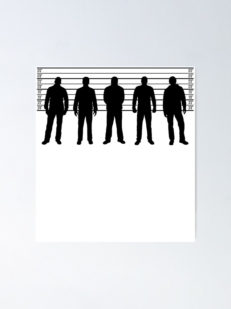 The Usual Suspects movie black Poster for Sale by LapinMagnetik