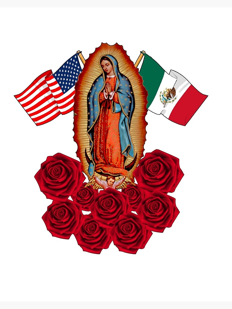 Download Virgen De Guadalupe Red Roses Wallpaper  Wallpaperscom