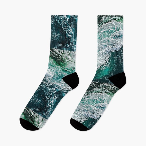 Item preview, Oceanic Waves Face Mask 3D Printed Realistic Expression Unisex Fabric Mask for all adults and children alike. Reusable Washable 2 layer Polyester Cloth designed and sold by Chi  Gardens.
