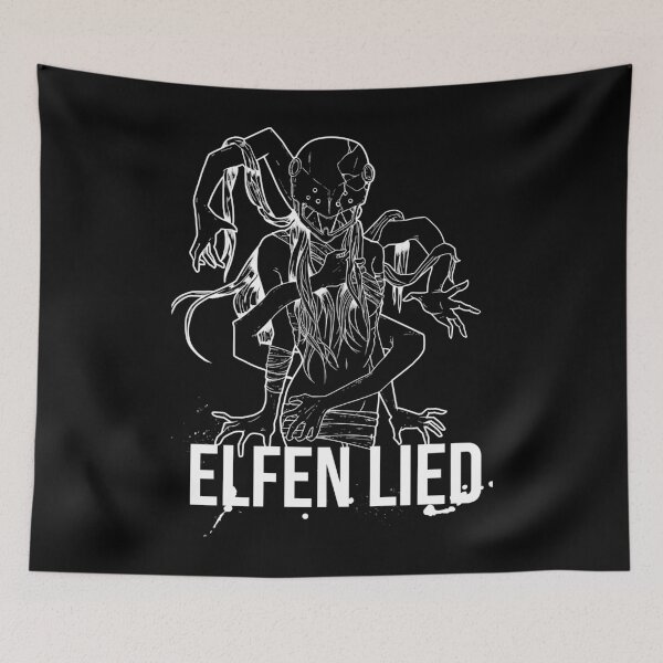 Item preview, The Girl Escape Dark Fantasy Science Fiction Elfen Lied Anime   Funny designed and sold by BranElfenLied.