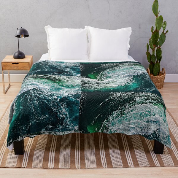 Item preview, Oceanic Waves Face Mask 3D Printed Realistic Expression Unisex Fabric Mask for all adults and children alike. Reusable Washable 2 layer Polyester Cloth designed and sold by Chi  Gardens.
