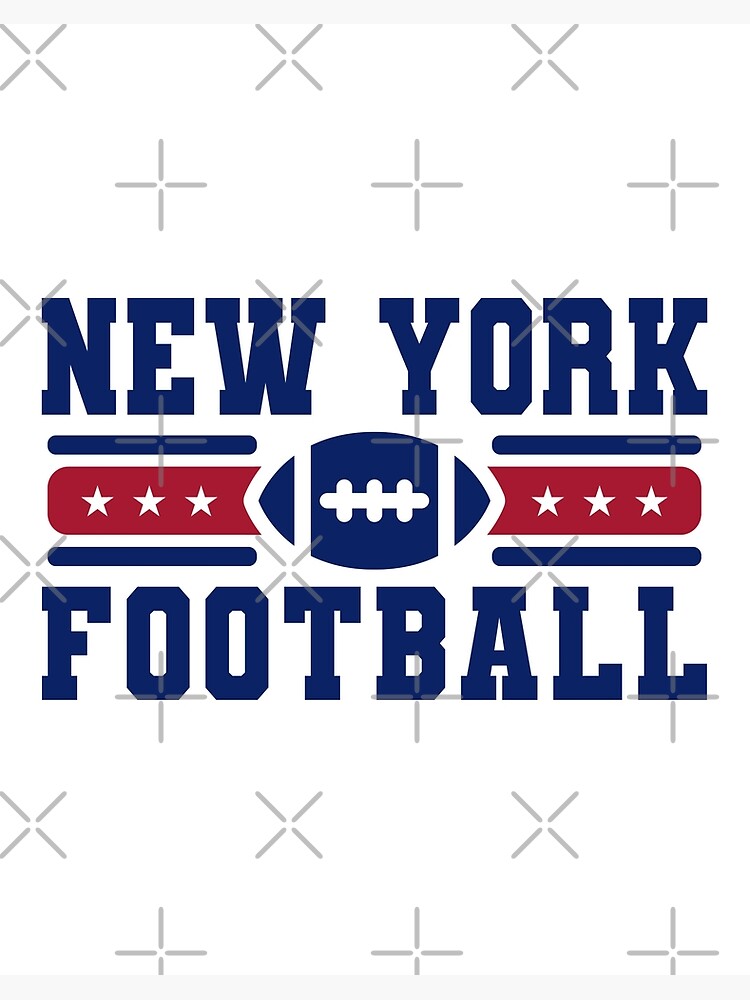 Vintage New York NY Football Team Retro Giants Goalline Sport