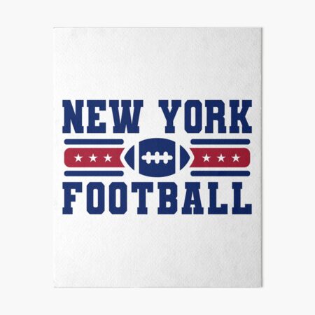 Vintage New York Football Team Retro NY Giants Goalline Sport | Art Board  Print