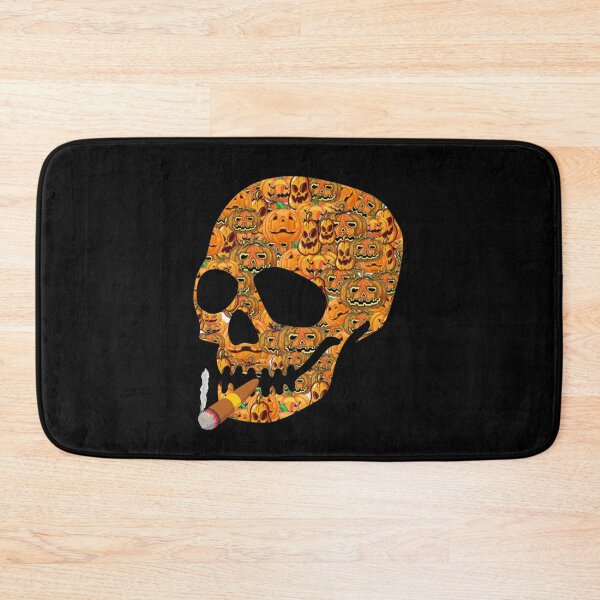 Item preview, Smoking Vintage Halloween Scary Pumpkin Lean Forward Skull Skeleton  designed and sold by DKA-2ndBoy.