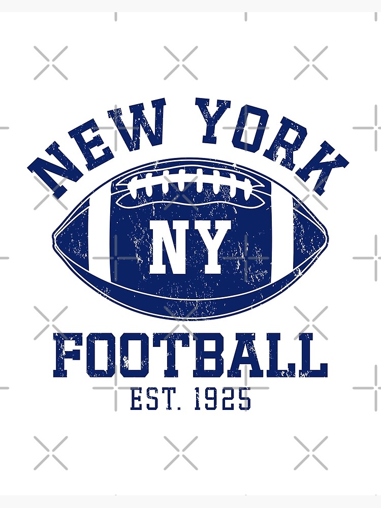 Vintage New York NY Football Team Retro Giants Goalline Sport