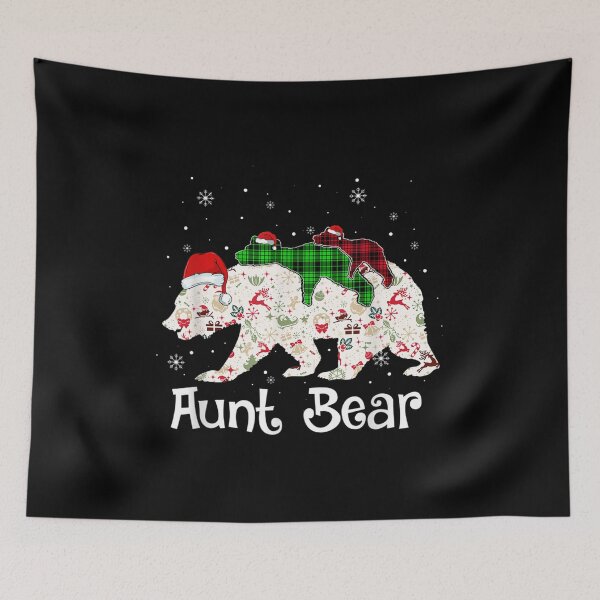 Item preview,  Two Cubs Red Green Plaid Christmas Pajama designed and sold by lindaxse.