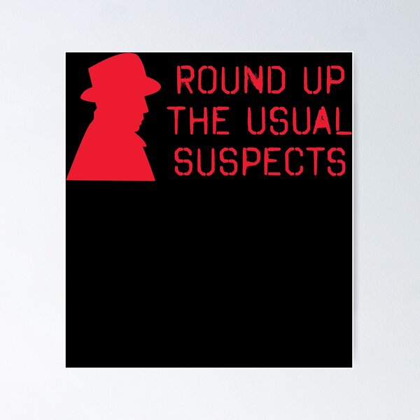 The Usual Suspects blockbuster movie backer Poster 8 X 5.5 Keyser