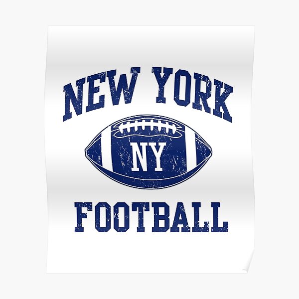 Vintage New York Football Team Giants Retro Goalline Sport