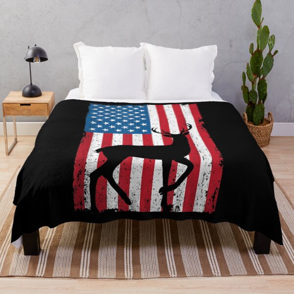 Item preview, Deer Hunting American Flag designed and sold by jennifera11.