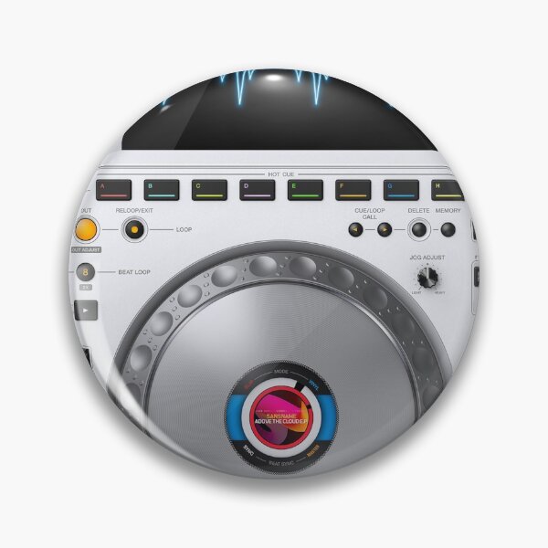 Item preview, Dj CDJ 3000 Cardiogram Heart Lines designed and sold by tropical_dream.
