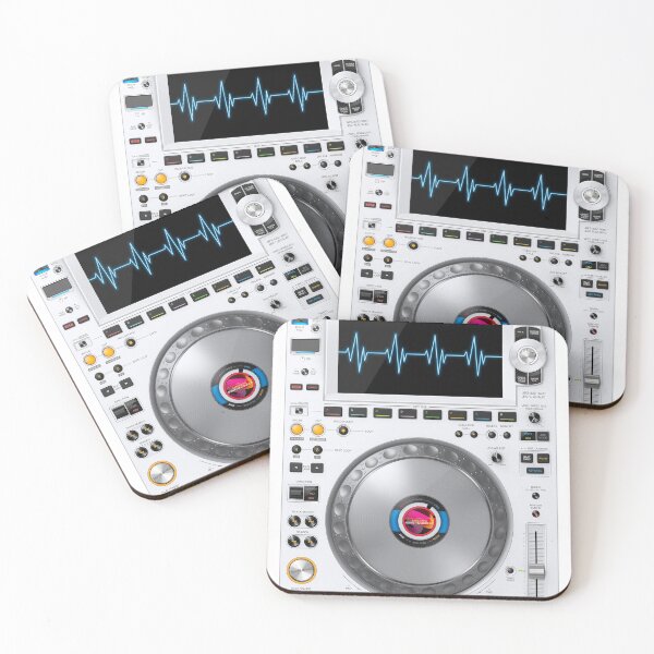 Item preview, Dj CDJ 3000 Cardiogram Heart Lines designed and sold by tropical_dream.