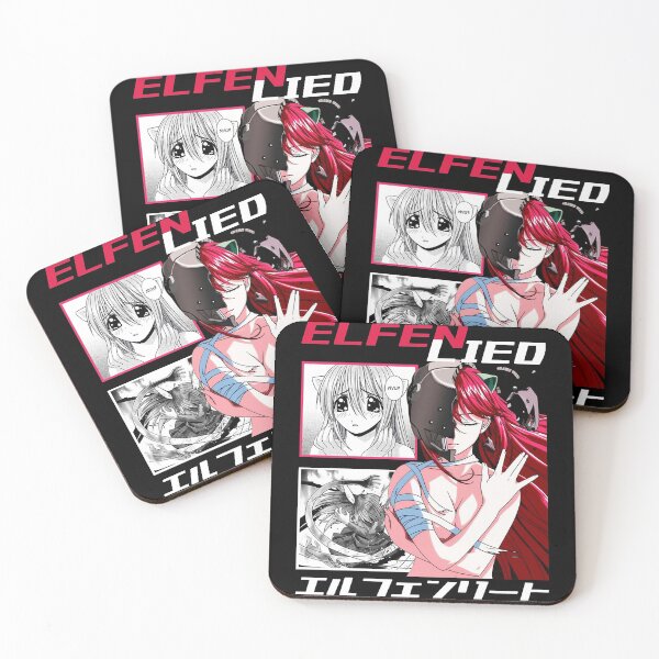Item preview, The Girl Escape Dark Fantasy Science Fiction Elfen Lied Anime  Meredith Derek designed and sold by BranElfenLied.
