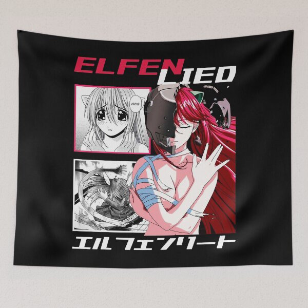 Item preview, The Girl Escape Dark Fantasy Science Fiction Elfen Lied Anime  Meredith Derek designed and sold by BranElfenLied.