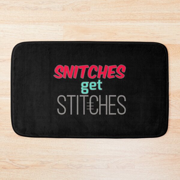 Item preview, Snitches Get Stitches  designed and sold by Erie-Cole.