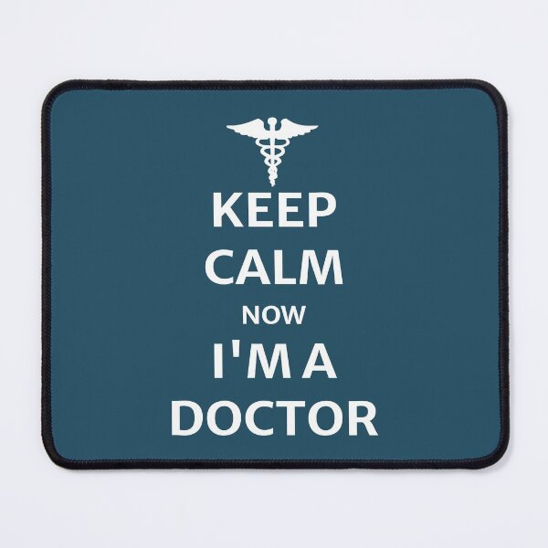 Item preview, KEEP CALM NOW I'M A DOCTOR designed and sold by jimenaTM.