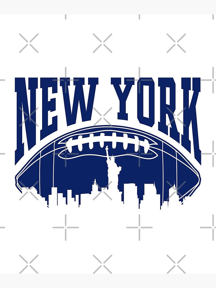 Logo Vintage New York Skyline NY Football Team Retro Giants Goalline Sport  Lightweight Sweatshirt for Sale by UioniTaomis