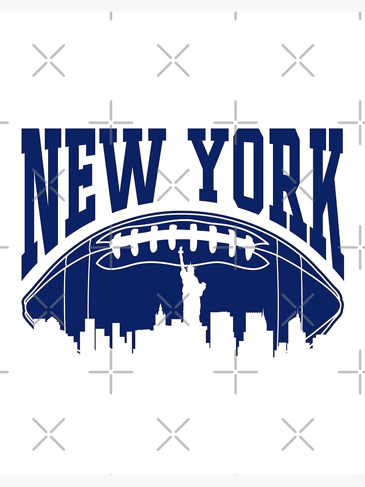 Vintage New York Football Team Retro NY Giants Goalline Sport | Art Board  Print