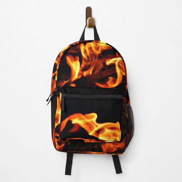 Item preview, Fire Flames Face Mask 3D Printed Realistic Expression Unisex Fabric Mask for all adults and children alike. Reusable Washable 2 layer Polyester Cloth designed and sold by Chi Gardens.