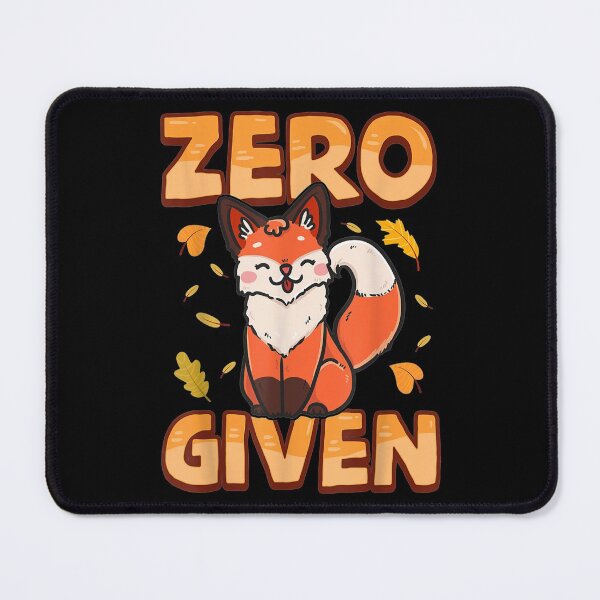 Item preview,  Zero Fox Given Apathetic Pun Indifferent Emotionless designed and sold by lindaxse.