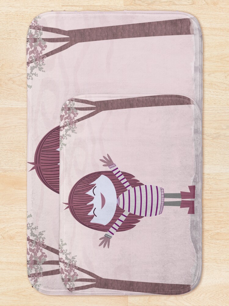 Thumbnail 5 of 6, Bath Mat, Powered by Trees designed and sold by CarlaBaremb.