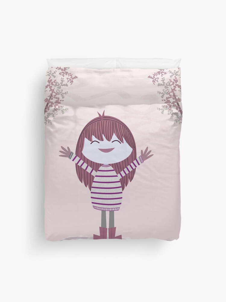Thumbnail 1 of 2, Duvet Cover, Powered by Trees designed and sold by CarlaBaremb.