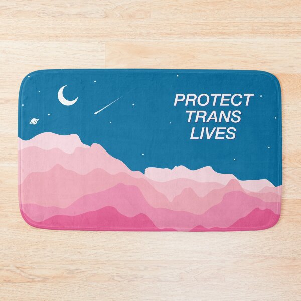 Item preview, Protect Trans Lives - LGBT Landscape  designed and sold by Picket Club.