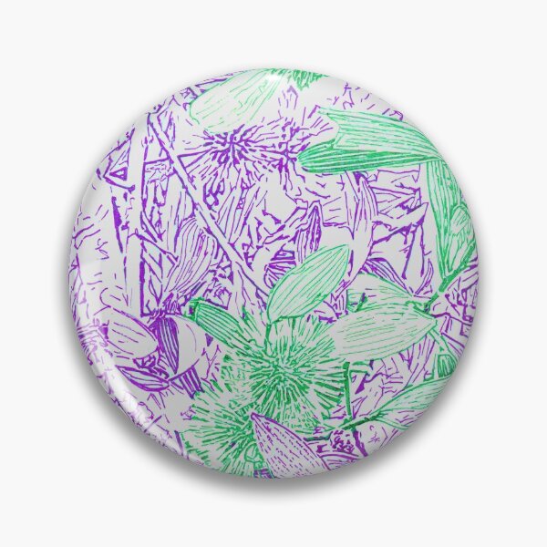 Item preview, Hakea, Purple and Green designed and sold by TripodDogShop.
