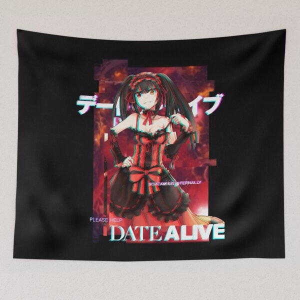 Item preview, The Girl Escape Dark Fantasy Science Fiction Elfen Lied Anime Kurumi - Date A Live Meredith Derek designed and sold by BranElfenLied.