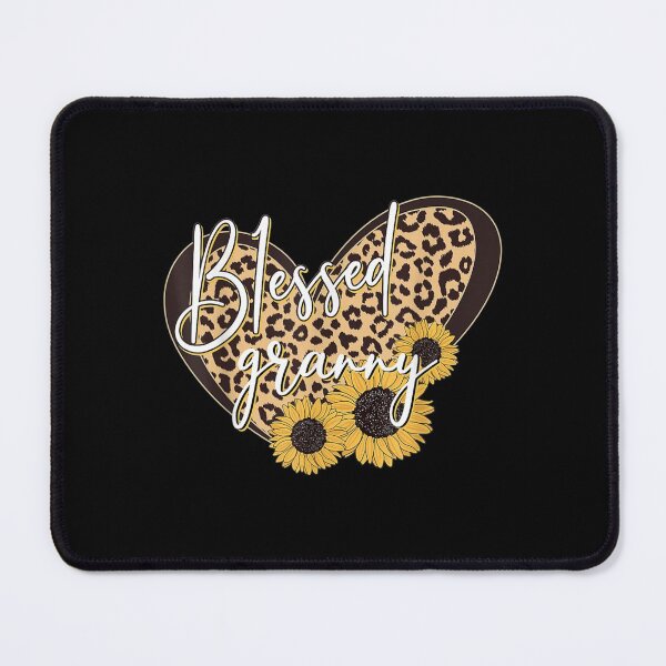 Item preview,  Blessed Granny Sunflower Leopard Heart designed and sold by lindaxse.
