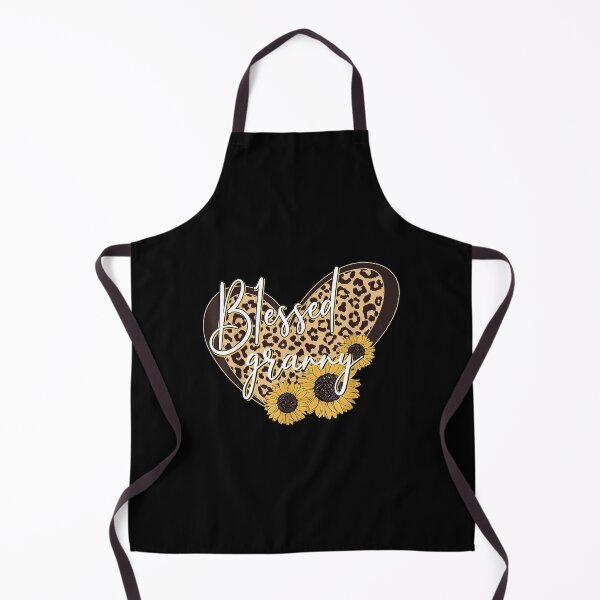 Item preview, Blessed Granny Sunflower Leopard Heart designed and sold by lindaxse.