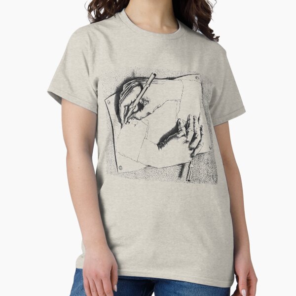 Item preview, Souvenir from Netherlands - Escher's hands designed and sold by EnjoyRiot.