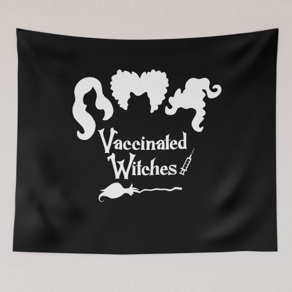 Item preview, Vaccinated Witches, Hocus Pocus Halloween designed and sold by DeboraSPena.