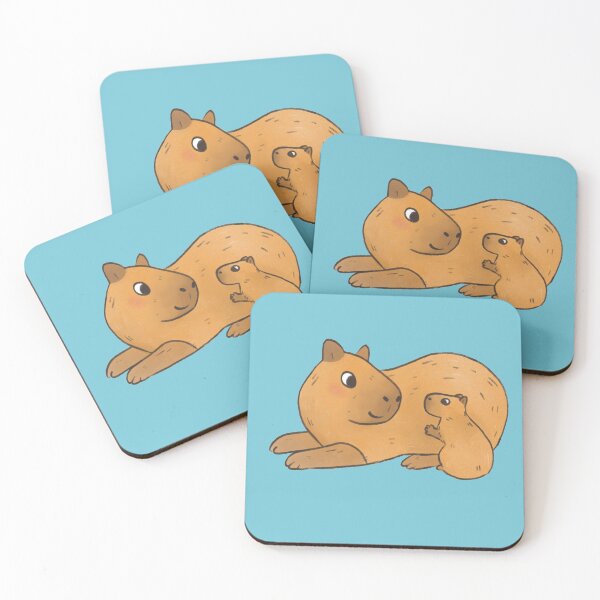 Item preview, Cute Capybara  designed and sold by ManonDeLArt.