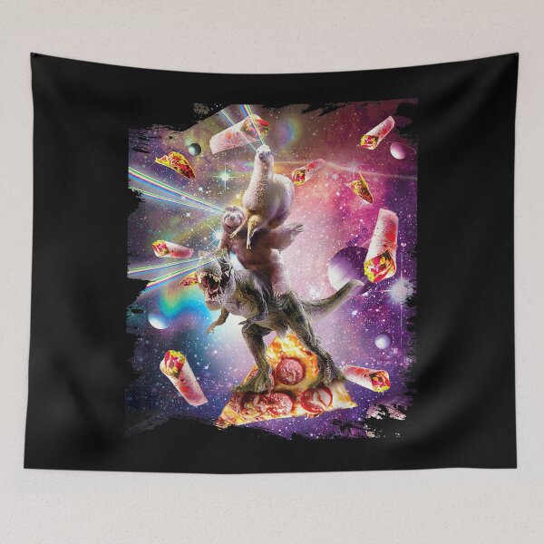 Item preview,  Laser Eyes Llama Sloth Dinosaur Rainbow designed and sold by jennifera11.