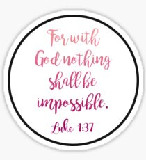 Christian Quote Sticker