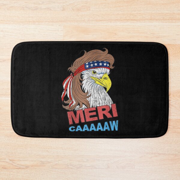Item preview,  Meri Caaaaaw Eagle Mullet 4th July Usa American Flag designed and sold by lindaxse.