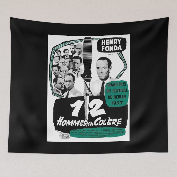 Item preview, Music Vintage Retro 12 Angry Men French Movie Poster Gifts For Everyone designed and sold by JennieWunsch.