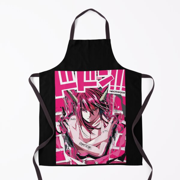 Item preview, The Girl Escape Dark Fantasy Science Fiction Elfen Lied Anime Retro Colour Stripe Manga designed and sold by BranElfenLied.
