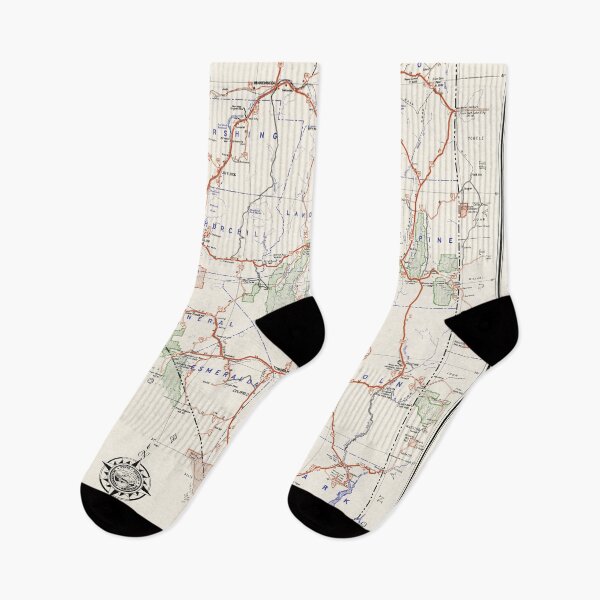 Item preview, 1942 Vintage Map of Nevada State designed and sold by Gin  Neko.