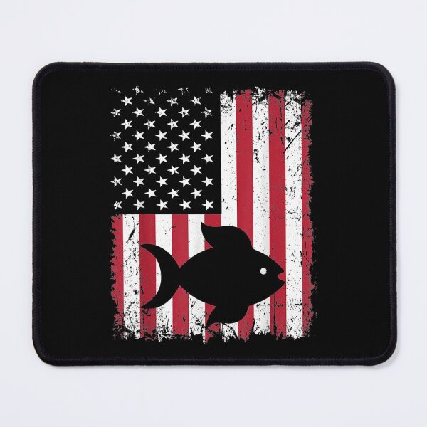 Item preview,  Vintage Retro Fish Animal Lovers American Flag Graphic designed and sold by jennifera11.