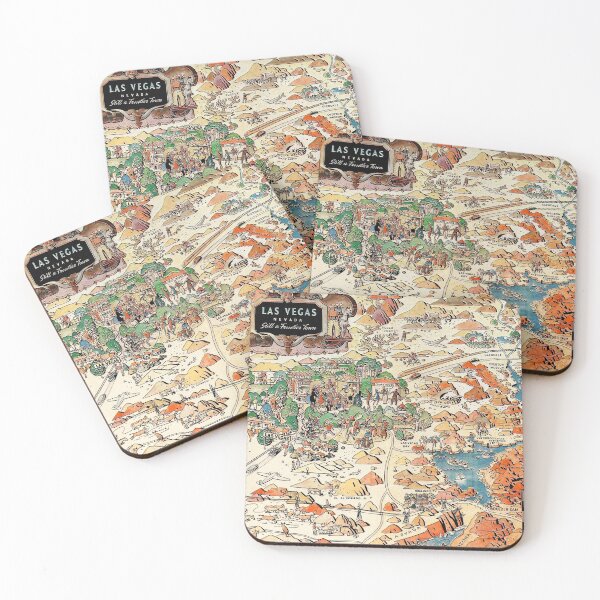 Item preview, 1939 Vintage Map of Las Vegas, Nevada designed and sold by Gin  Neko.